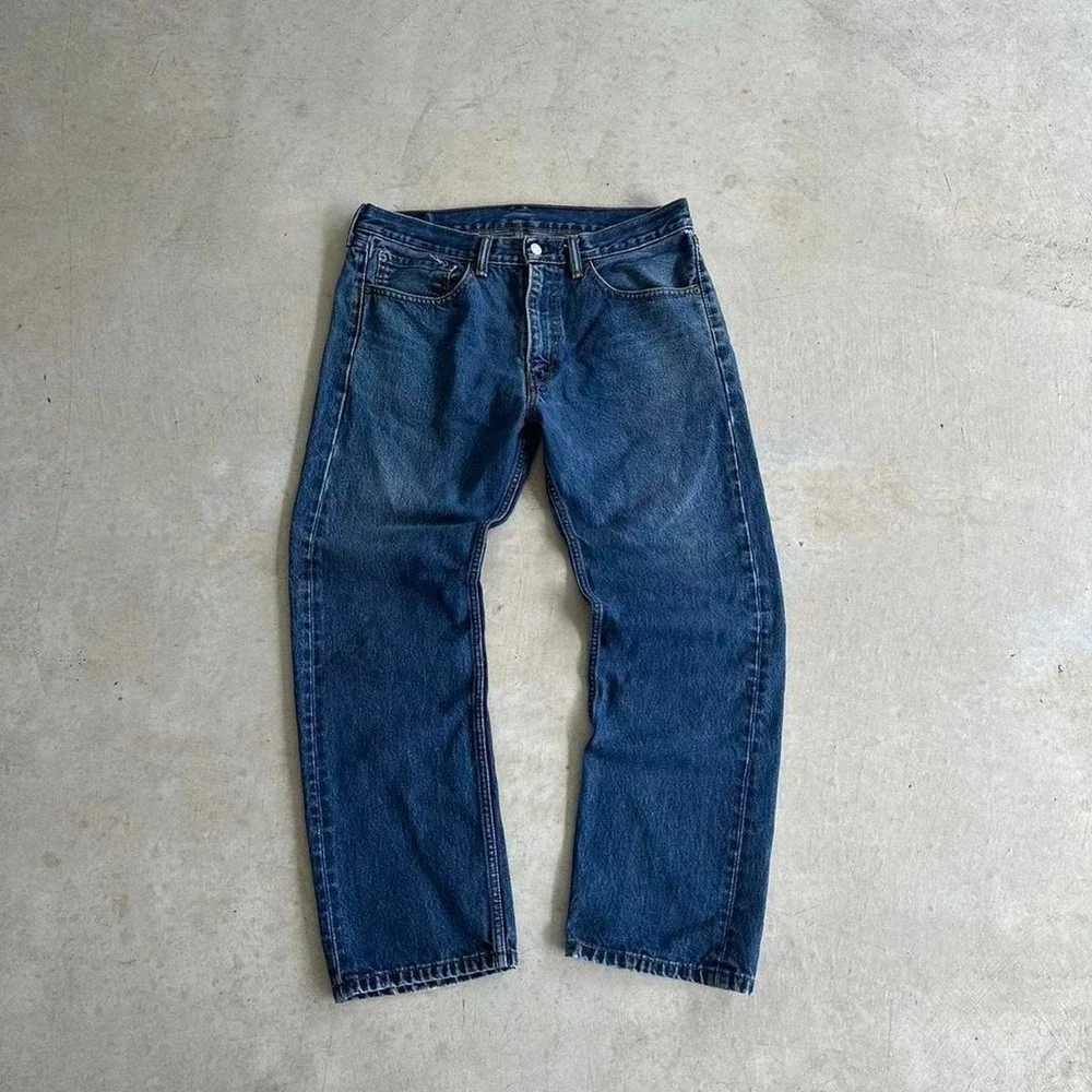 Vintage 505 Levi's Denim Blue Jeans Size 34x29